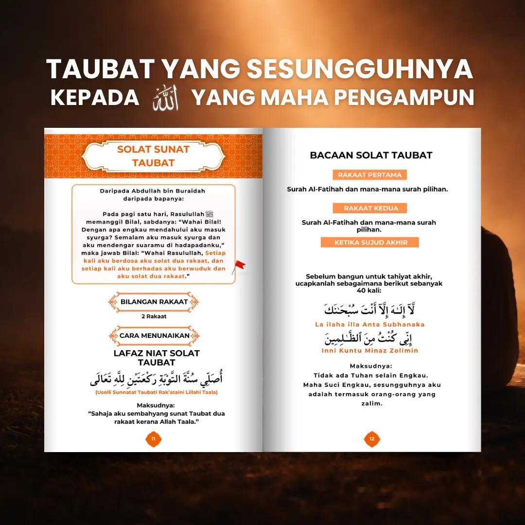 Isi kandungan buku Taubat Darjat